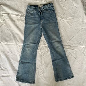 Denim Forum The Marianne High Rise Flare from Aritzia.